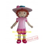 Strawberry Girl Mascot Costume