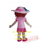 Strawberry Girl Mascot Costume