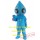 Blue Alien Mascot Costume