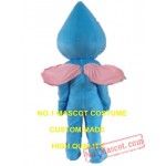 Blue Alien Mascot Costume