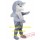 Grey Dolphin Mascot Costume
