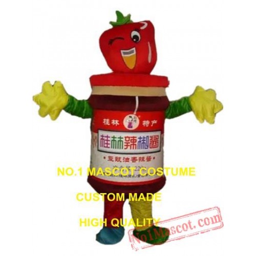 Chili Sauce Mascot Costume