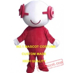 Dumbbell Mascot Costume