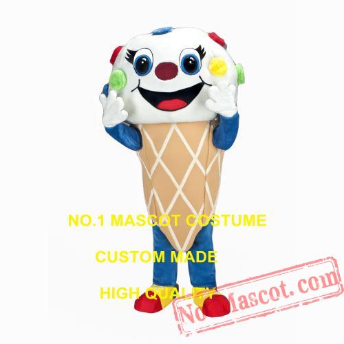 Cute Ice Cream Mascot Costume