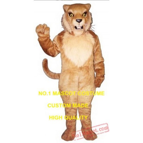 Snarling Wildcat Mascot Costume