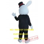Rabbit Gentleman Mascot Costume