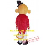 Hat Monkey Mascot Costume