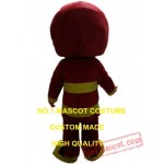 Red Boy Mascot Costume