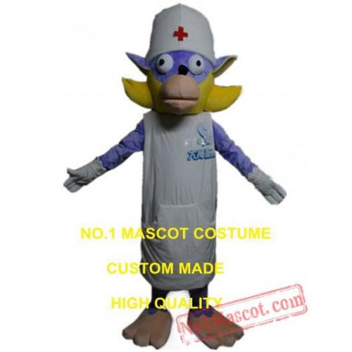 Dog Doctor Mascot Costume