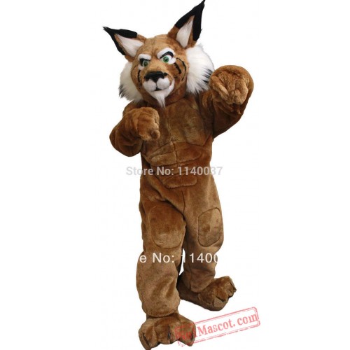 Bully Leopard Cat Tiger Cat Bobcat Mascot Costume