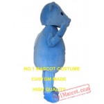 Blue Bear Mascot Costume