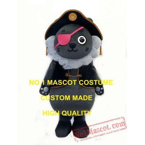 Cutie Pirate Wolf Baby Mascot Costume