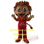 Cartoon Lion Mascot Costume