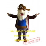 Old Pirate Mascot Costume