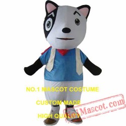 Black Eye Dog Mascot Costume