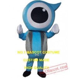 Blue Eyeball Mascot Costume