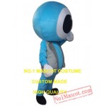 Blue Eyeball Mascot Costume