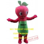 Red Apple Mascot Costume