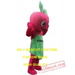 Red Apple Mascot Costume