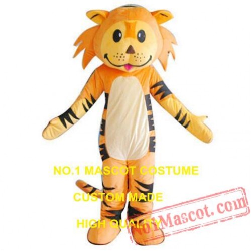 Cartoon Tiger Mascot Costume