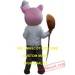 Pig Chef Mascot Costume