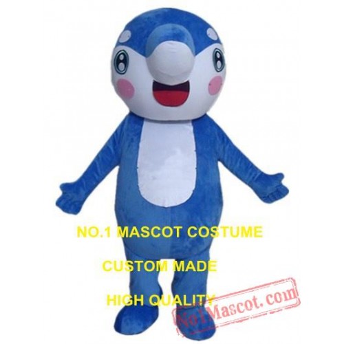 Blue Whale Mascot Costume