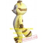 Yellow Fox Mascot Costume