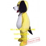 Yellow Dog Mascot Costume