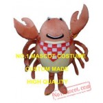 Brown Crab Mascot Costume