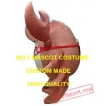 Brown Crab Mascot Costume