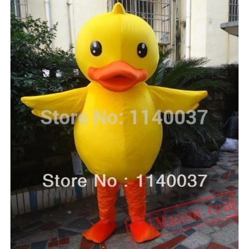 Big Yellow Duck Mascot Costume