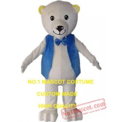 White Polar Bear Mascot Costume