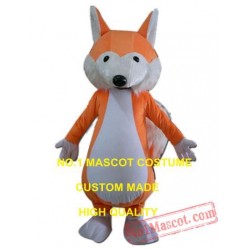 Big Tail Fox Mascot Costume
