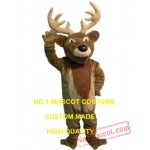 Plush Reindeer Moose Mascot Costume
