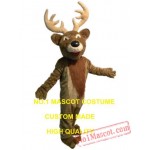 Plush Reindeer Moose Mascot Costume