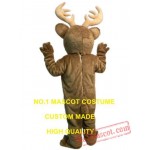 Plush Reindeer Moose Mascot Costume