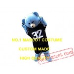 Blue Bear Mascot Costume