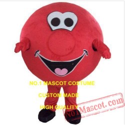 Red Donut Mascot Costume