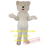 White Polar Bear Mascot Costume