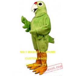 Green Bird Mascot Costume