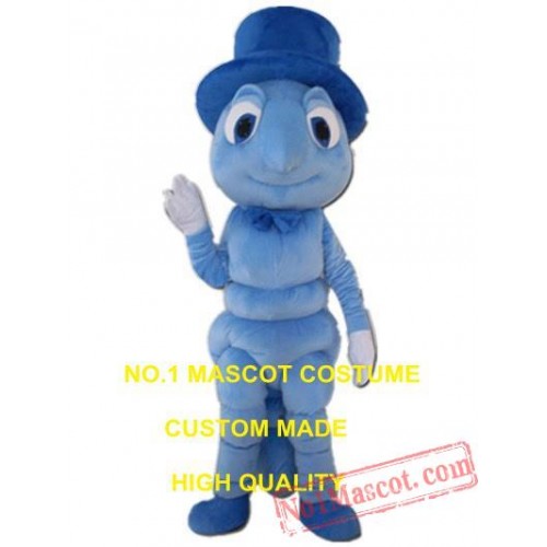 Blue Mosquito Mascot Costume