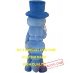 Blue Mosquito Mascot Costume