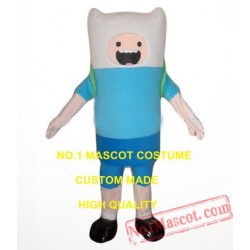 Hot Cartoon Character Blue Boy Mascot Costume
