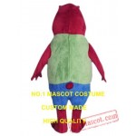 Red Bear Mascot Costume