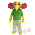 Green Elephant Mascot Costume