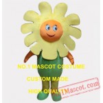 Little Yellow Sun Flower Mascot Costume