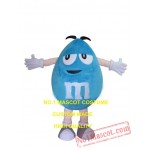 Blue Chocolate Candy Mascot Costume