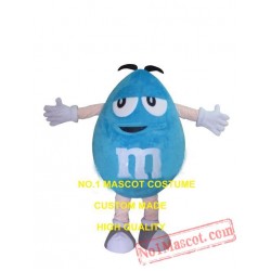 Blue Chocolate Candy Mascot Costume