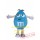 Blue Chocolate Candy Mascot Costume