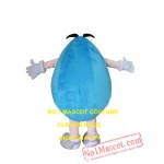 Blue Chocolate Candy Mascot Costume